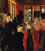 Albert Besnard A Family USA oil painting artist